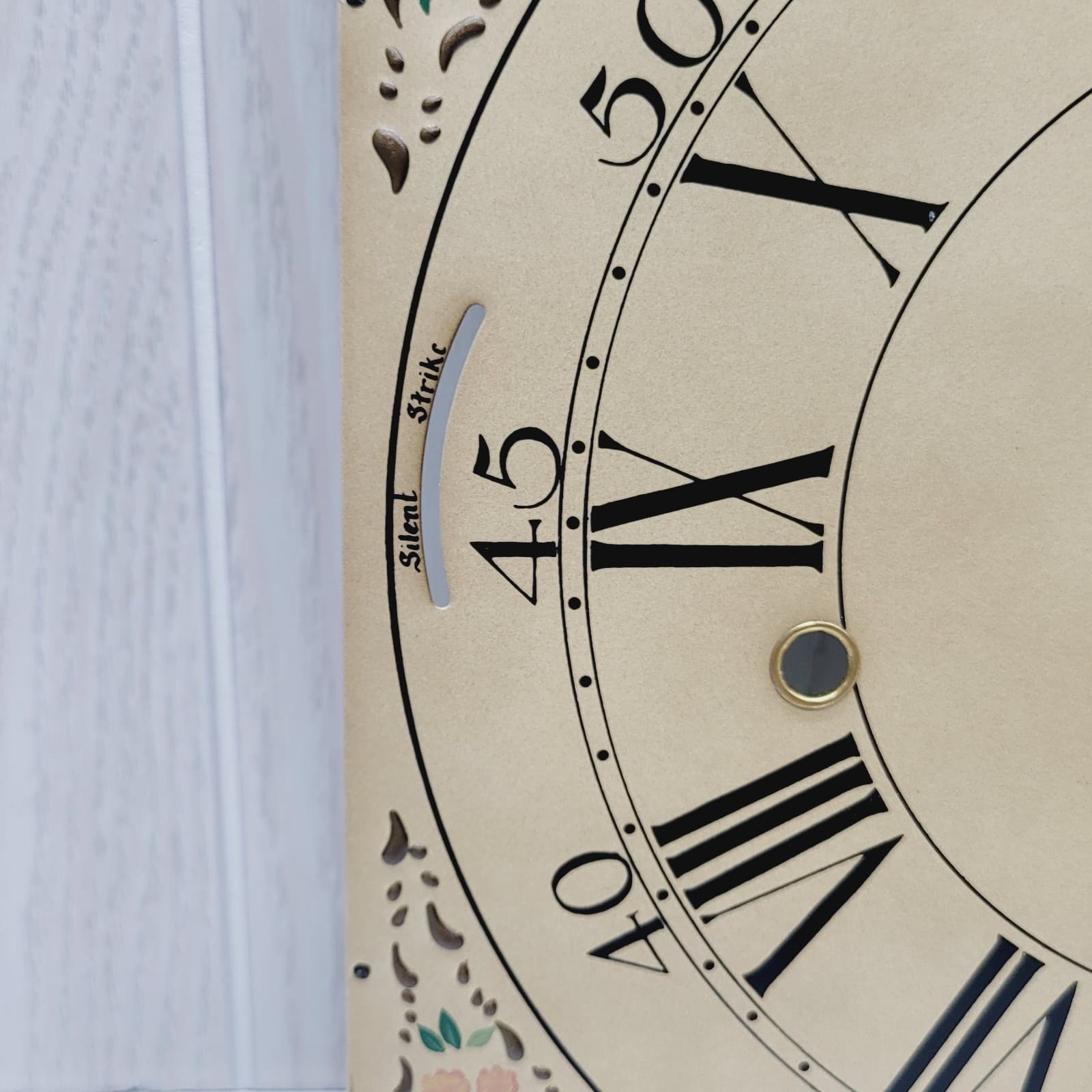 Aaron Willard Boston (Sligh) Grandfather Clock Face 4