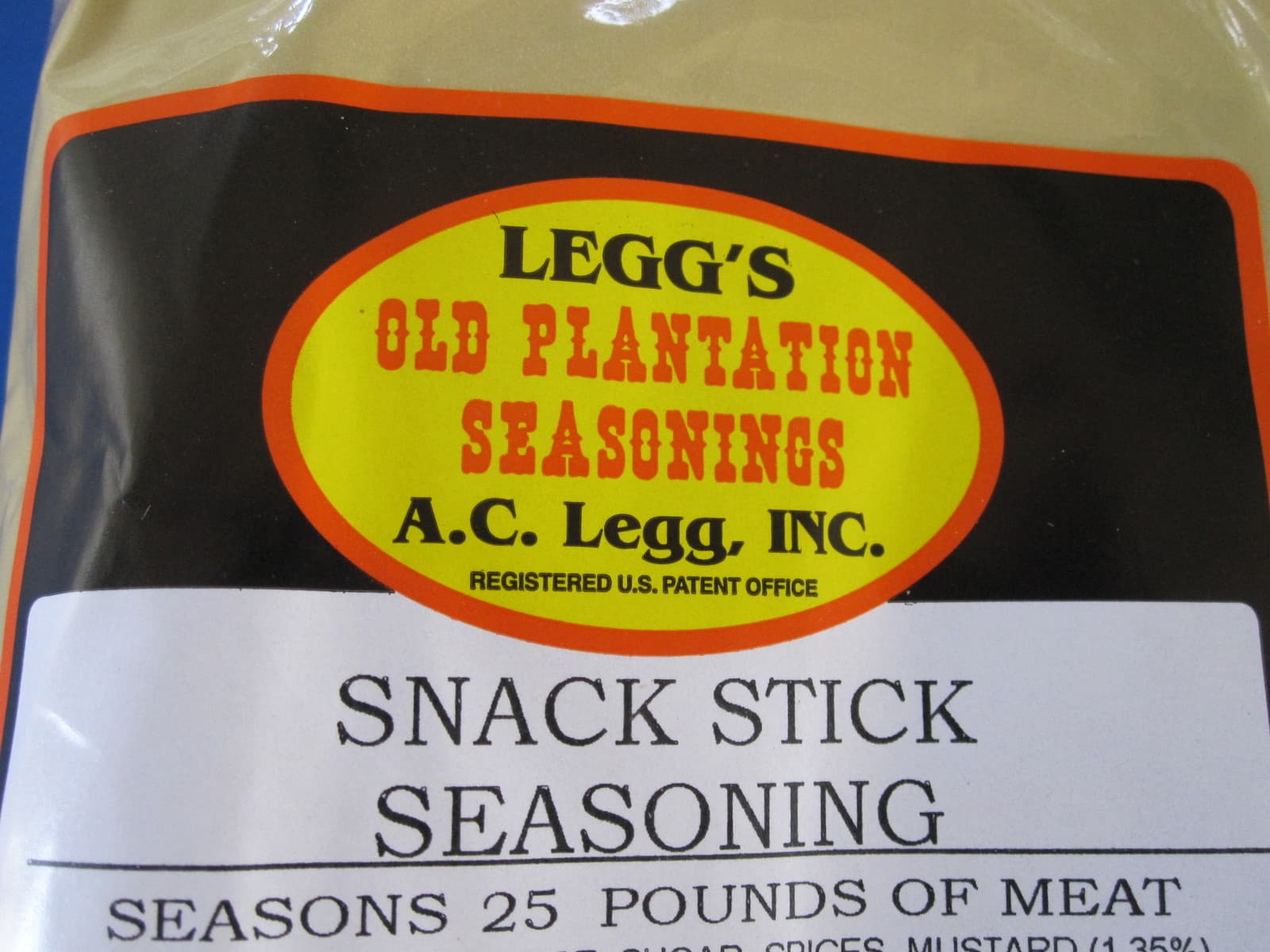 SEASONING and Casings for 100 lbs of  Snack Sticks  21mm filled diameter 3