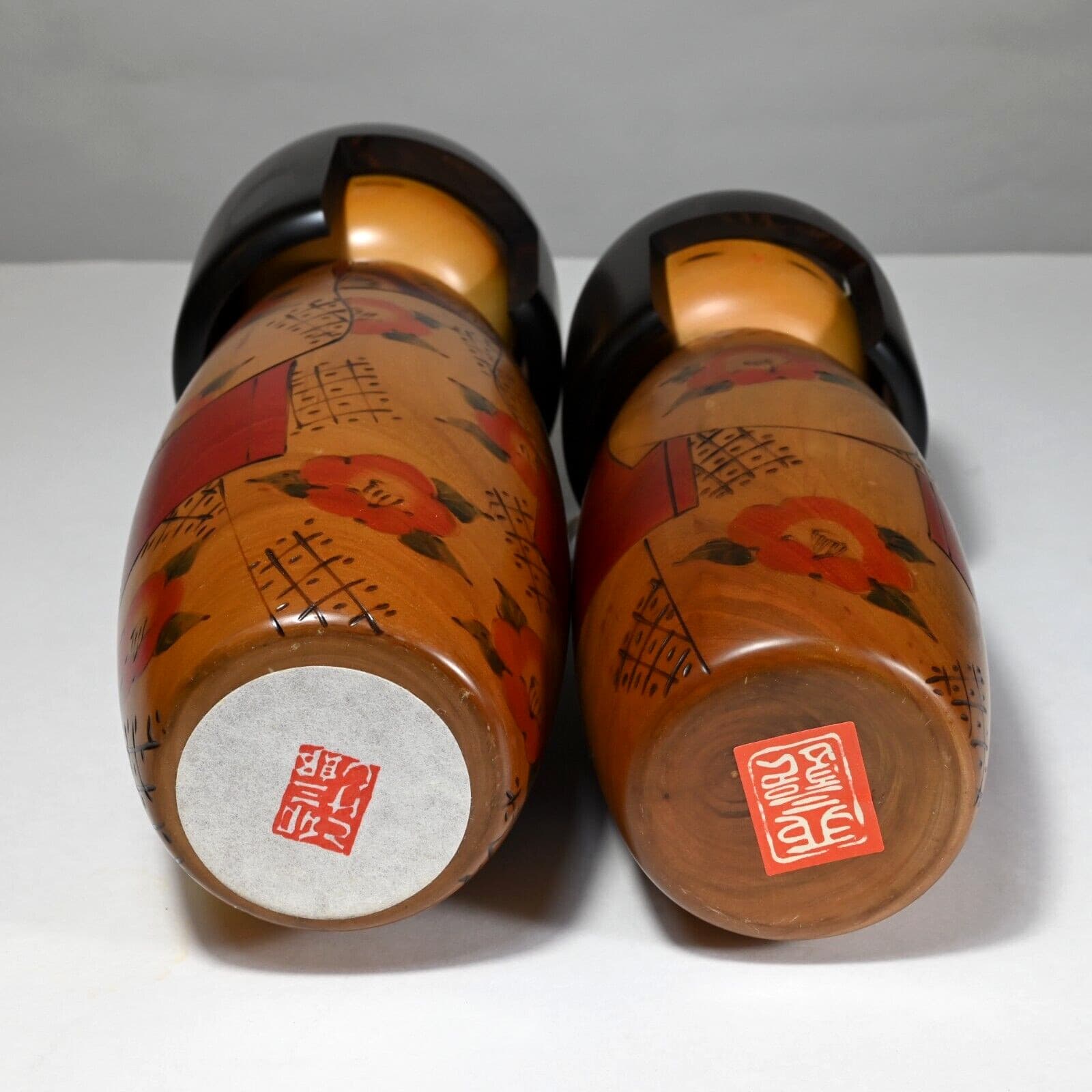 Famous "Kan-Tsubaki" by USABURO, Pair, Zelkova Wood, Japan - X-Large (12", 5lb) 3