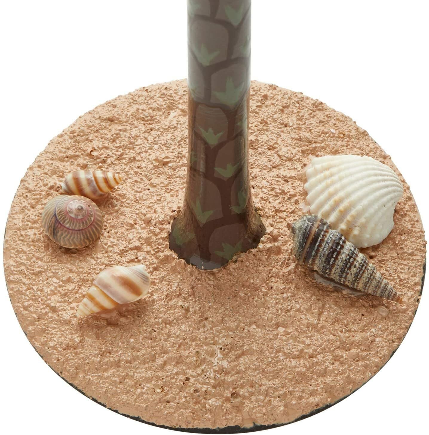 Enesco Designs by Lolita Palm Tree Artisan Wine Glass, 1 Count (Pack of 1), Mult 4