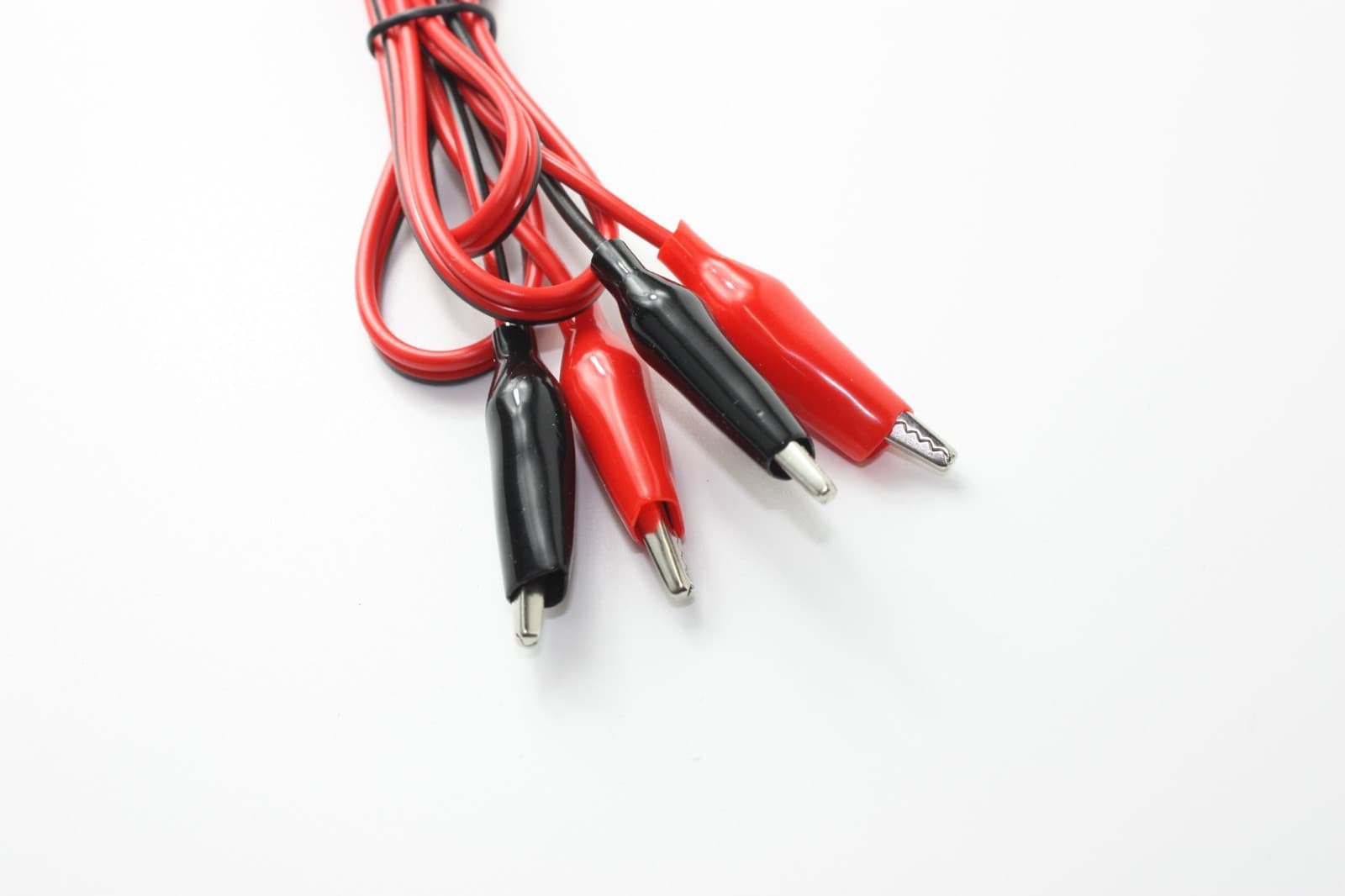 3 Sets Double Ended Alligator Crocodile Clip Cable Electric Connector Test Wire 2