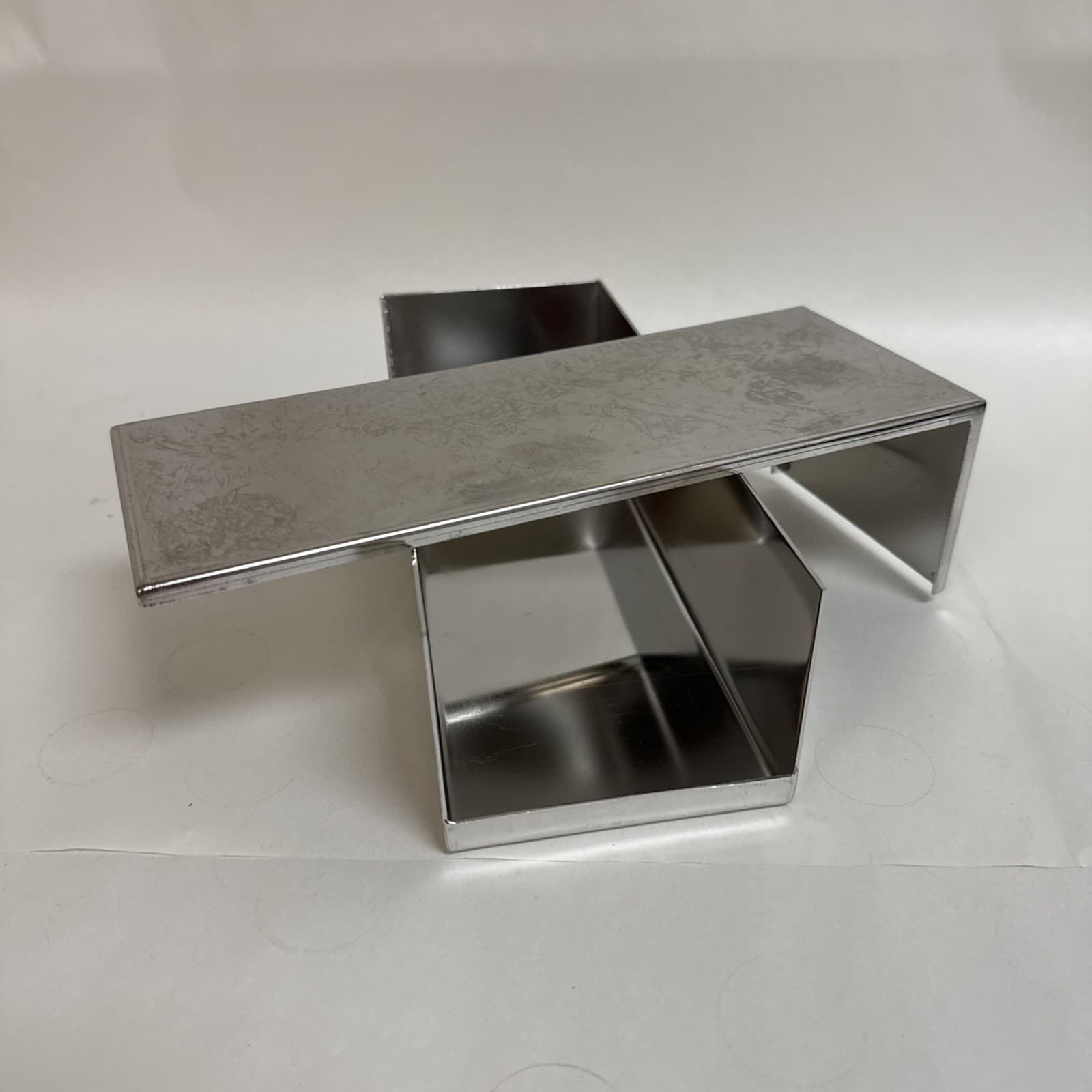 Laboratory Stainless Steel Box with Sliding Lid Freezer Rack 9.5 x3.75 x2.5" 2