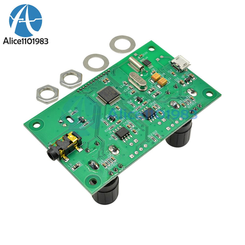 DSP PLL Digital Stereo FM Radio Receiver Module 87-108MHz with Serial Control 6