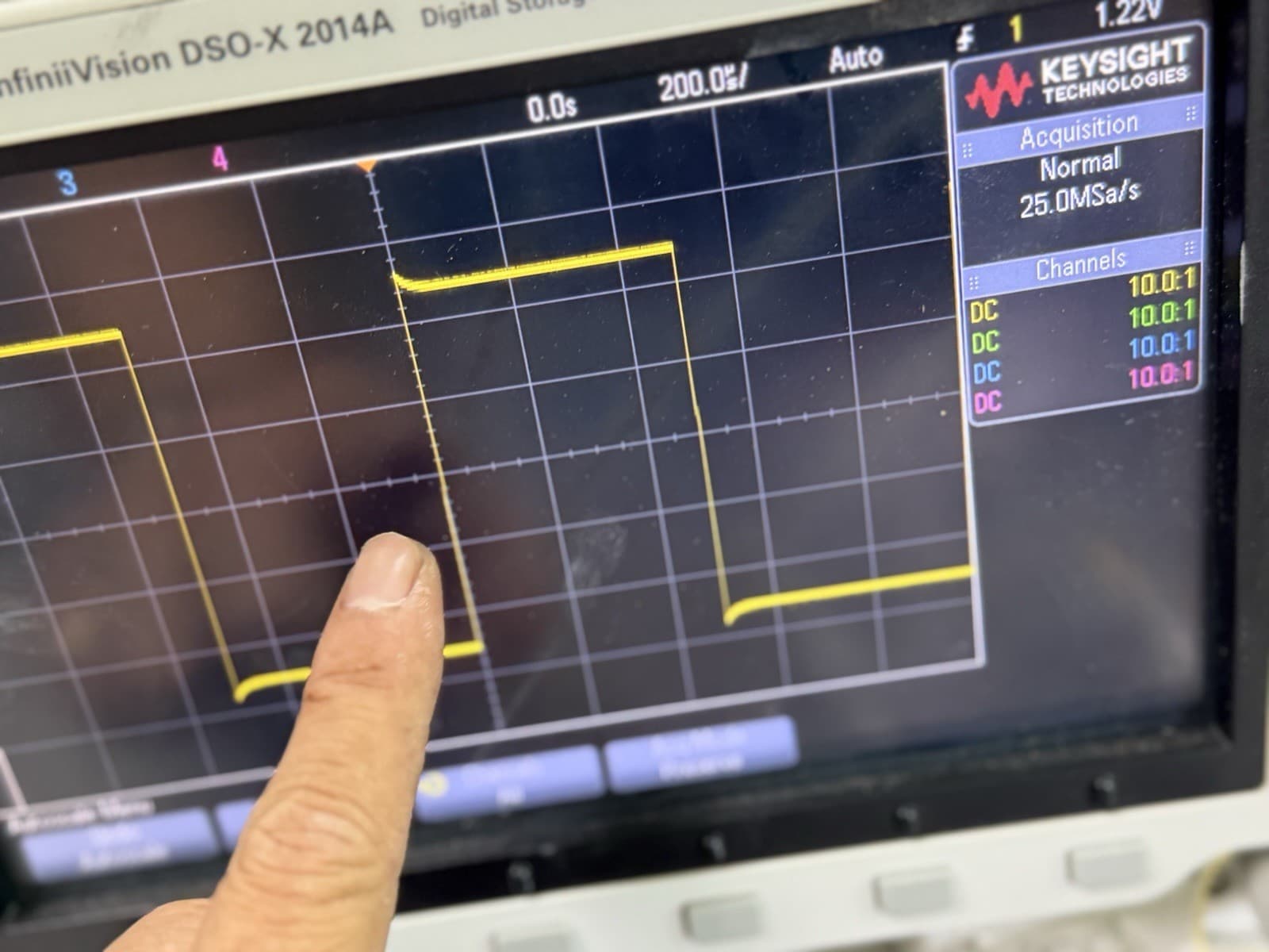 Keysight DSOX2014A 100MHz 4-Ch Oscilloscope – Tested, Screen Mark, No Probes 6