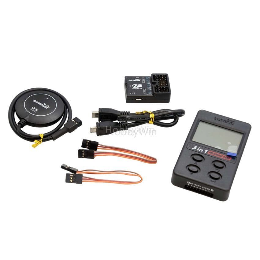Detrum Z3 Lite Flight Controller GPS & Program Card for Electric RC Airplanes 6
