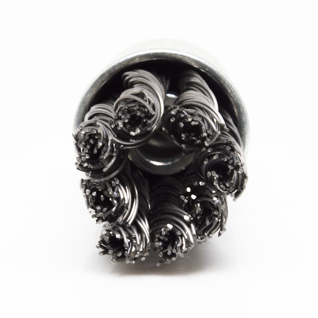 3/4" Knot Wire End Brush - Carbon Steel Wire 3