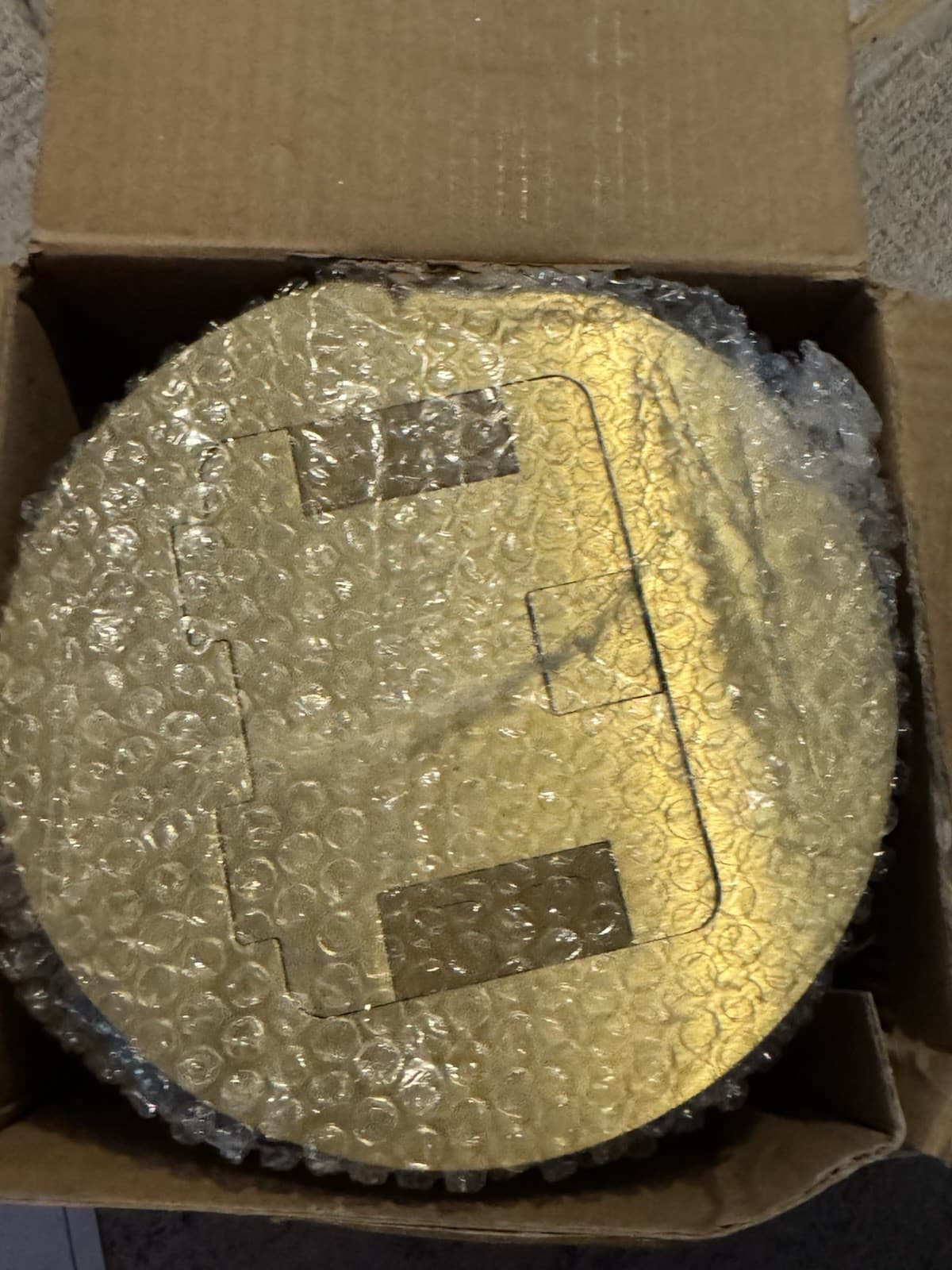 Kanayu Gold Recessed Floor Outlet 3.98"x3.66"x3.15" 1-Gang with 4.8a USB Char... 3