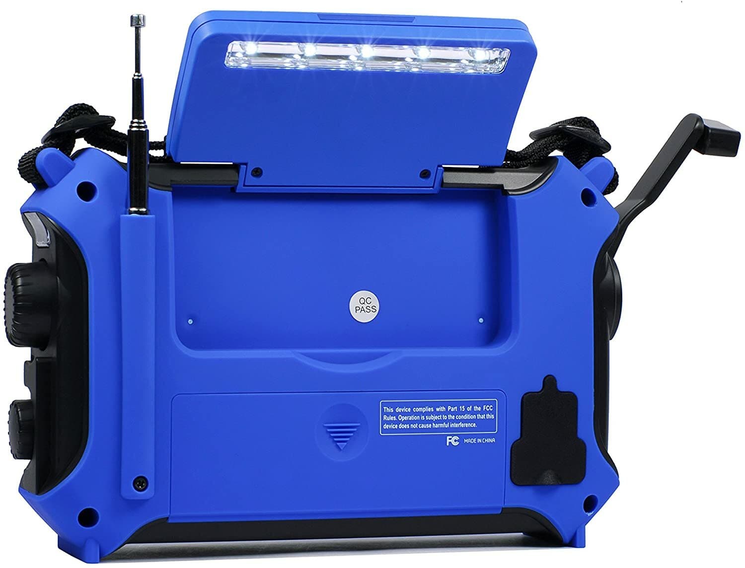 Kaito KA500 AM FM Shortwave Solar Crank Emergency NOAA Weather Alert Radio Blue 6