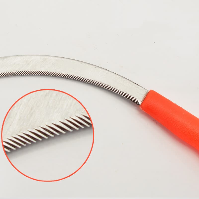 4PCS Alloy Serrated Mini Sickle Stainless Steel Grass Weed Cutting Weeding Tools 5