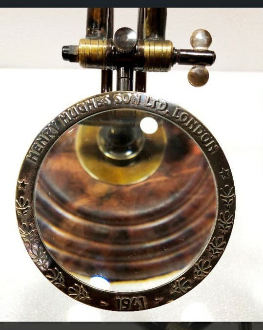 Antique Brass Magnifying glass wooden glasses  Office Decorative Nautical  5