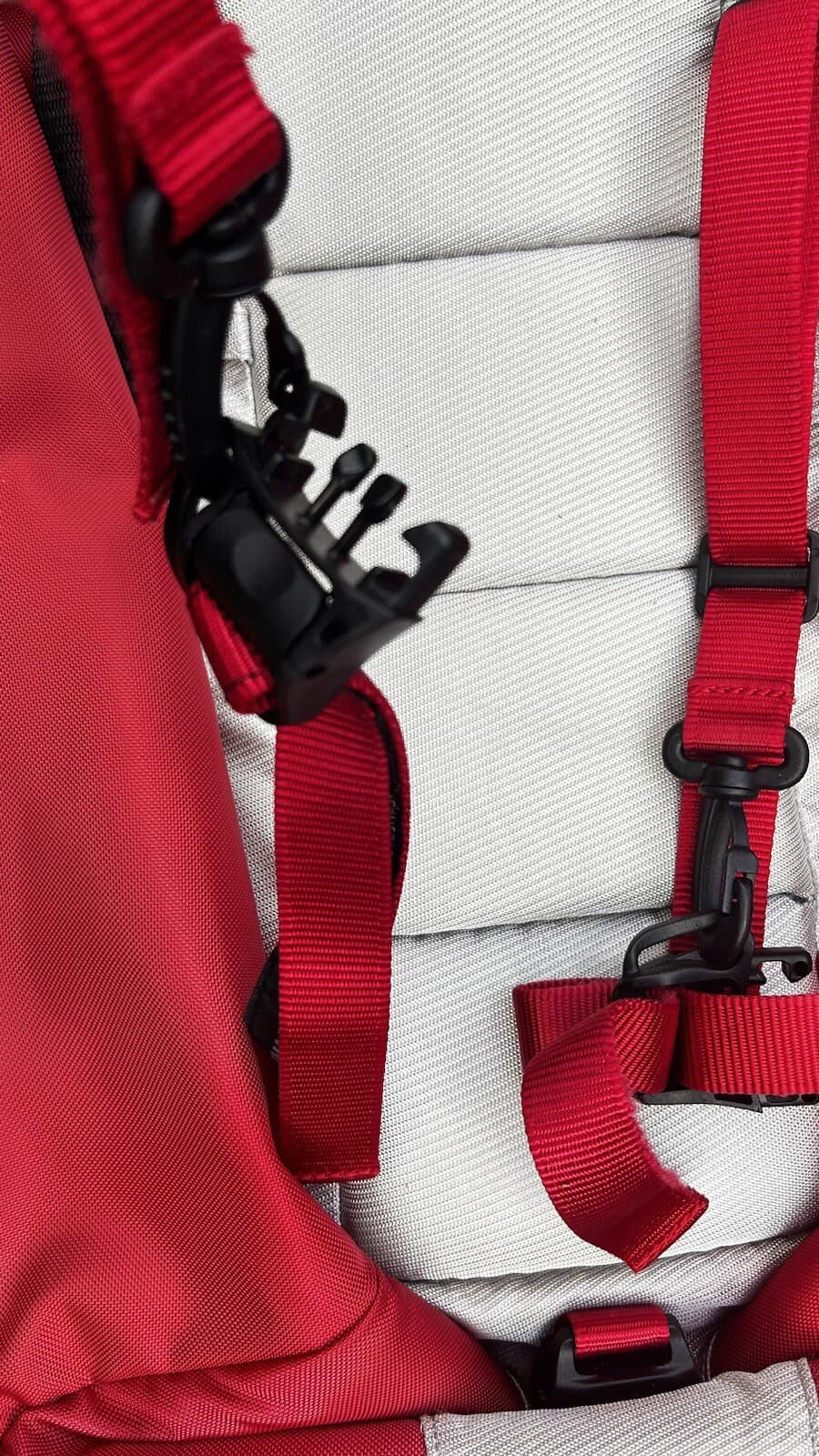 Baby Jogger Red Double Stroller SEAT  68723 Model PD-20 Red 4