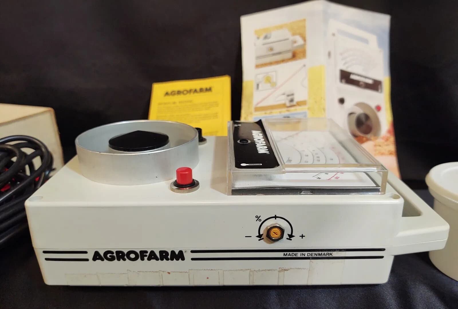 Agrofarm Grain Moisture Temp Tester DK-6064 Jordrup COMPLETE Tested & WORKS! Bin 6