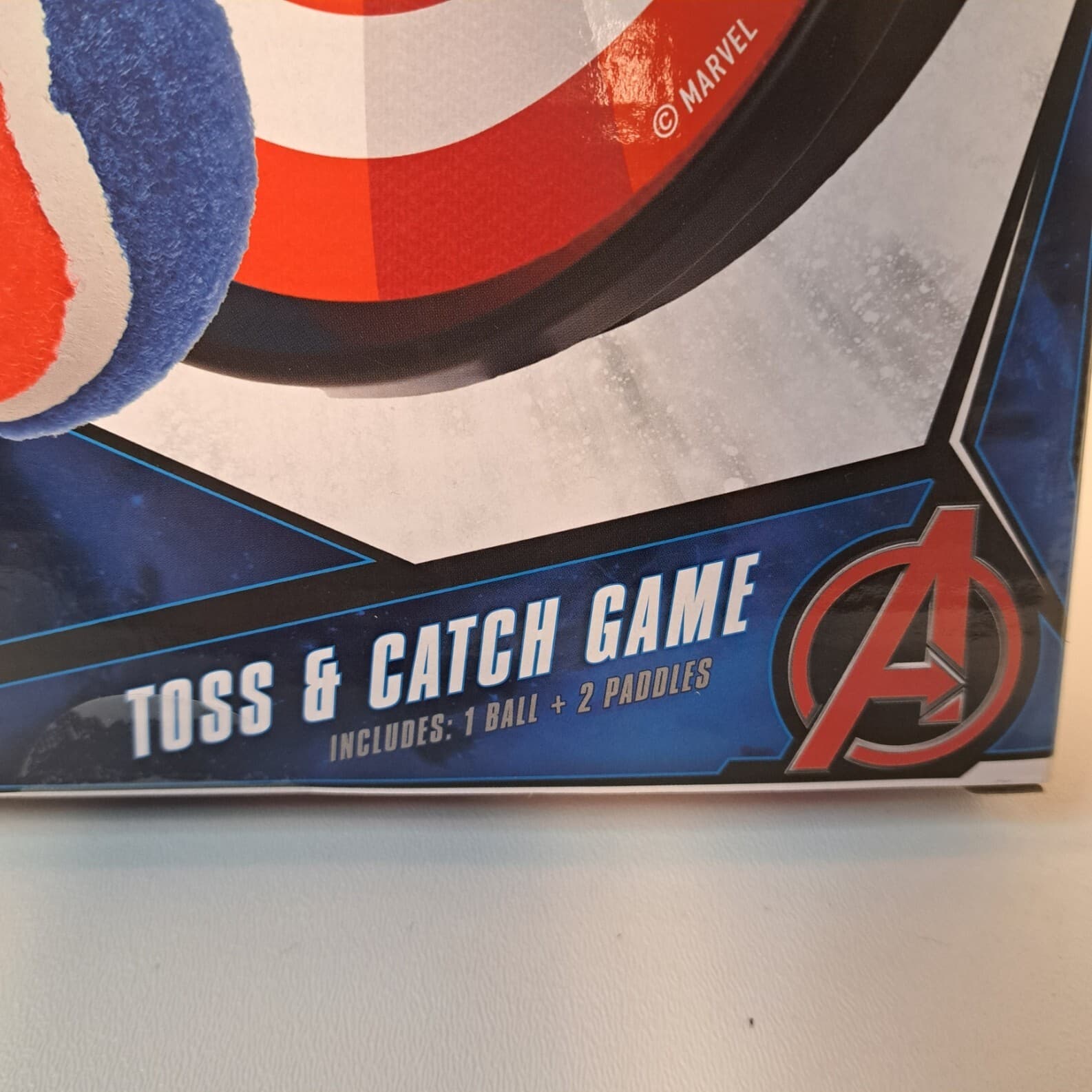 Marvel Avengers Tennis Ball Toss and Catch Game Grip Paddles Kids Outdoor Sports 3