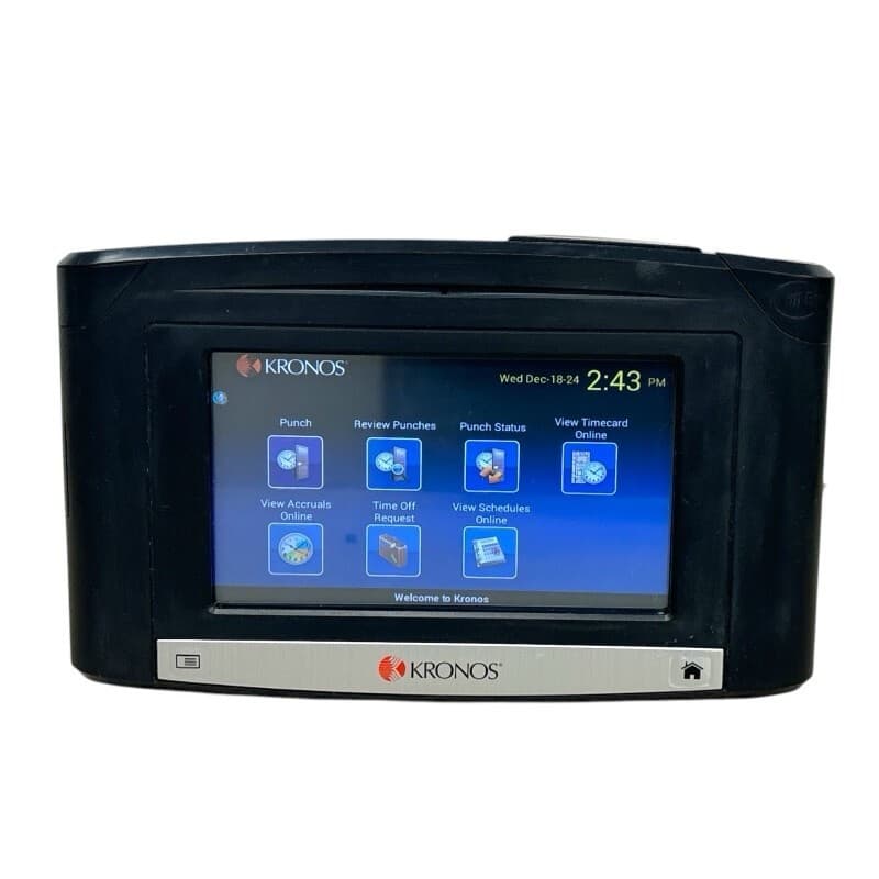 Kronos InTouch 9100 Time Clock Touchscreen Panel Fingerprint 8609100-008 3