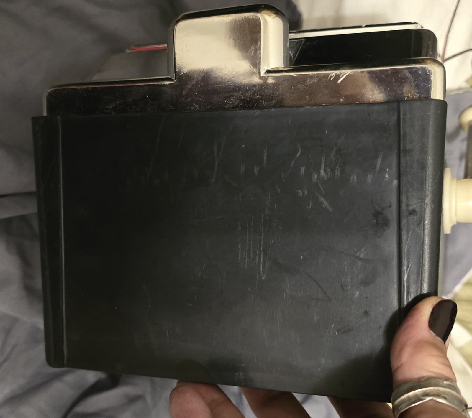 Vintage Medley One Armed Banker Slot Machine Toy Reno Nevada 25¢ Slot READ 5