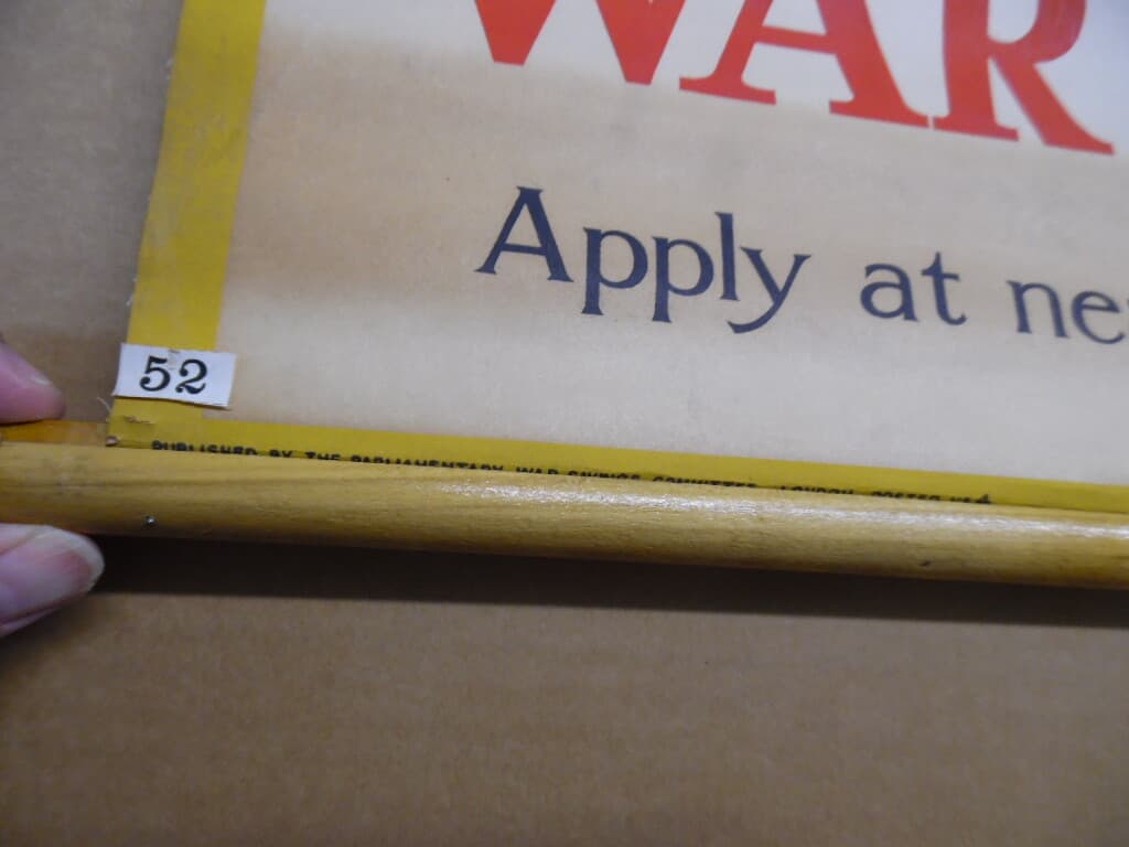 c.1915 HELP YOUR COUNTRY INVEST TO-DAY IN WAR LOAN British WWI Poster Orginal UK 5