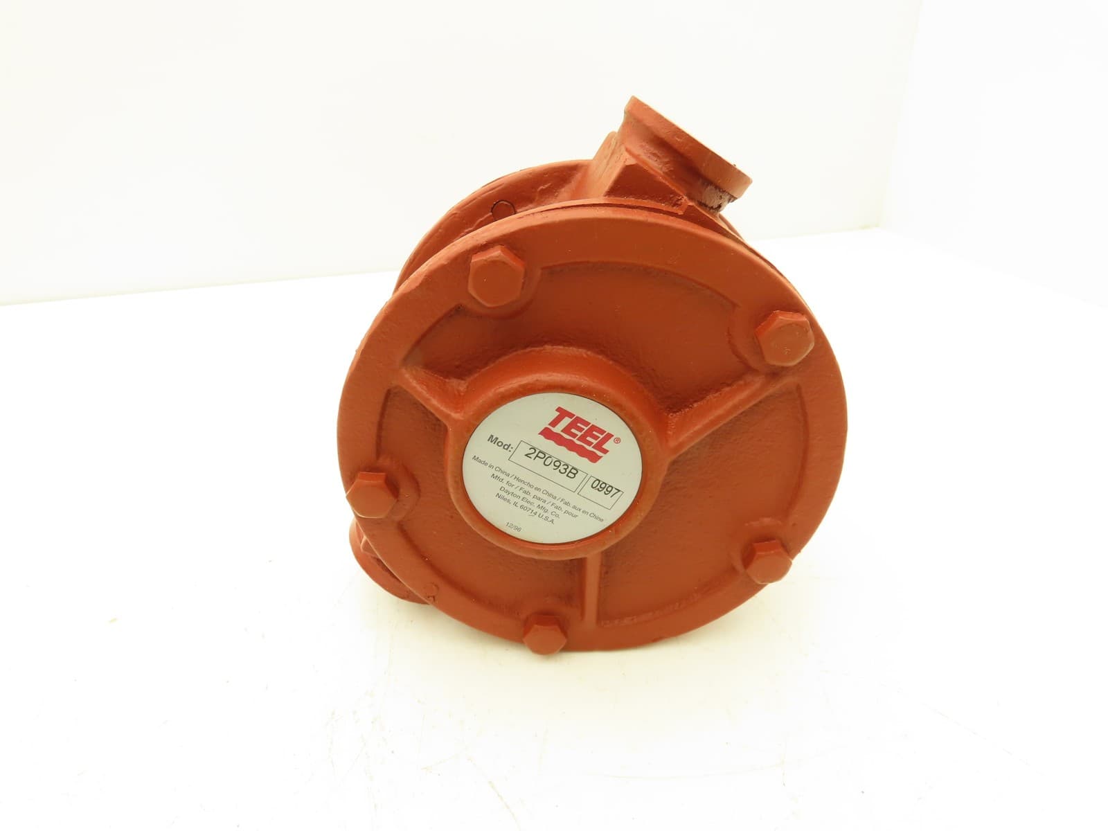 Teel 2P093B Manual Rotary Oil Drum Pump 10GPM 1"NPT Hand Pump 4