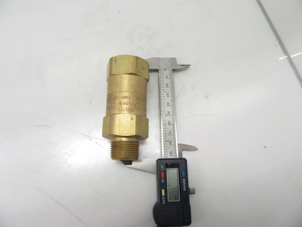 Dixon SCVS6 Brass Safety Check Valve, 3/4" NPT male x NPT Female (Used Tested) 6