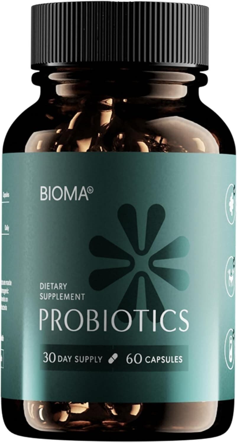 3 Pack BIOMA Probiotics Digestive Health Gut Support for Men & Women 60 Capsules 2