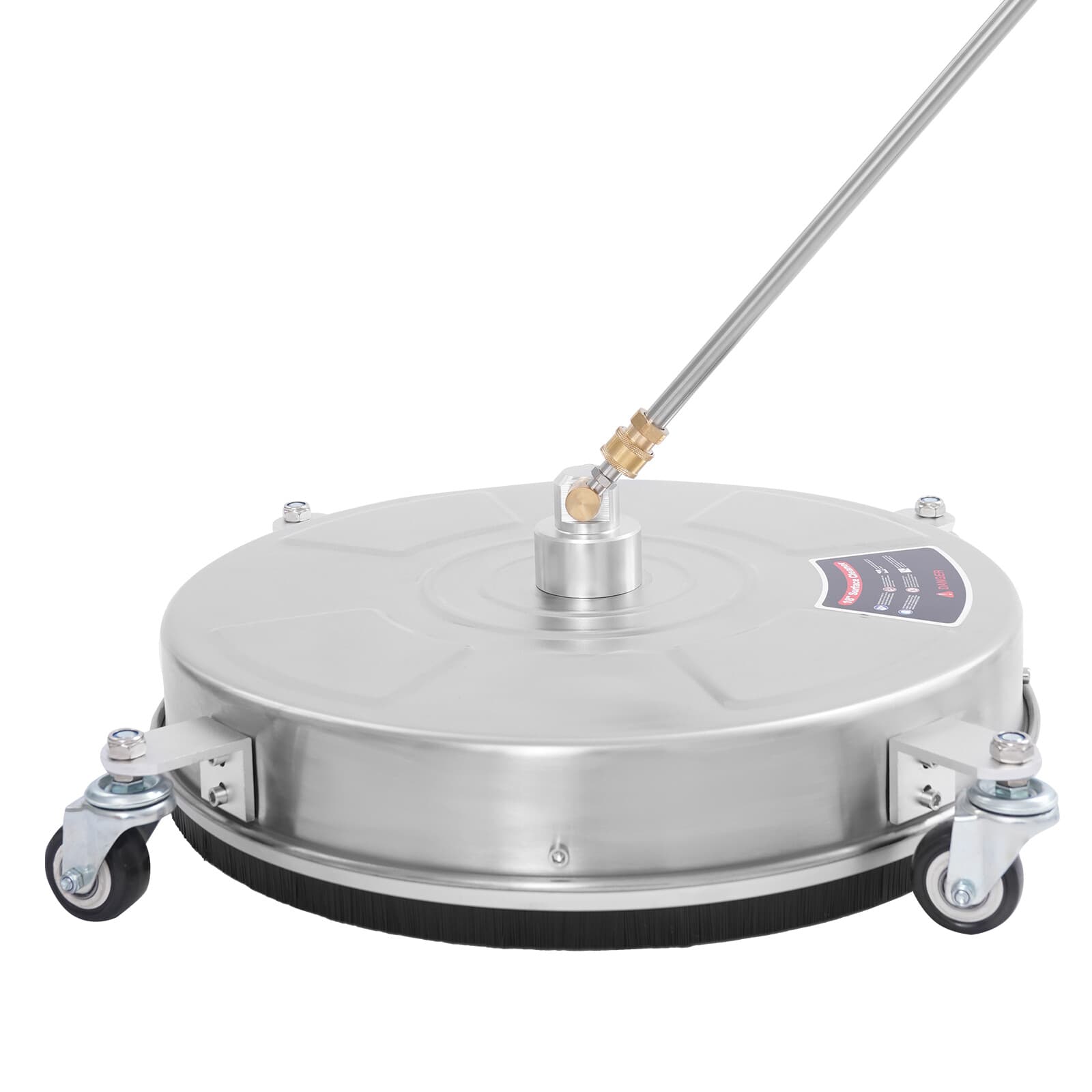 2-Nozzles Surface Cleaner Round Stainless Steel Surface Cleaning Machine 5000PSI 4