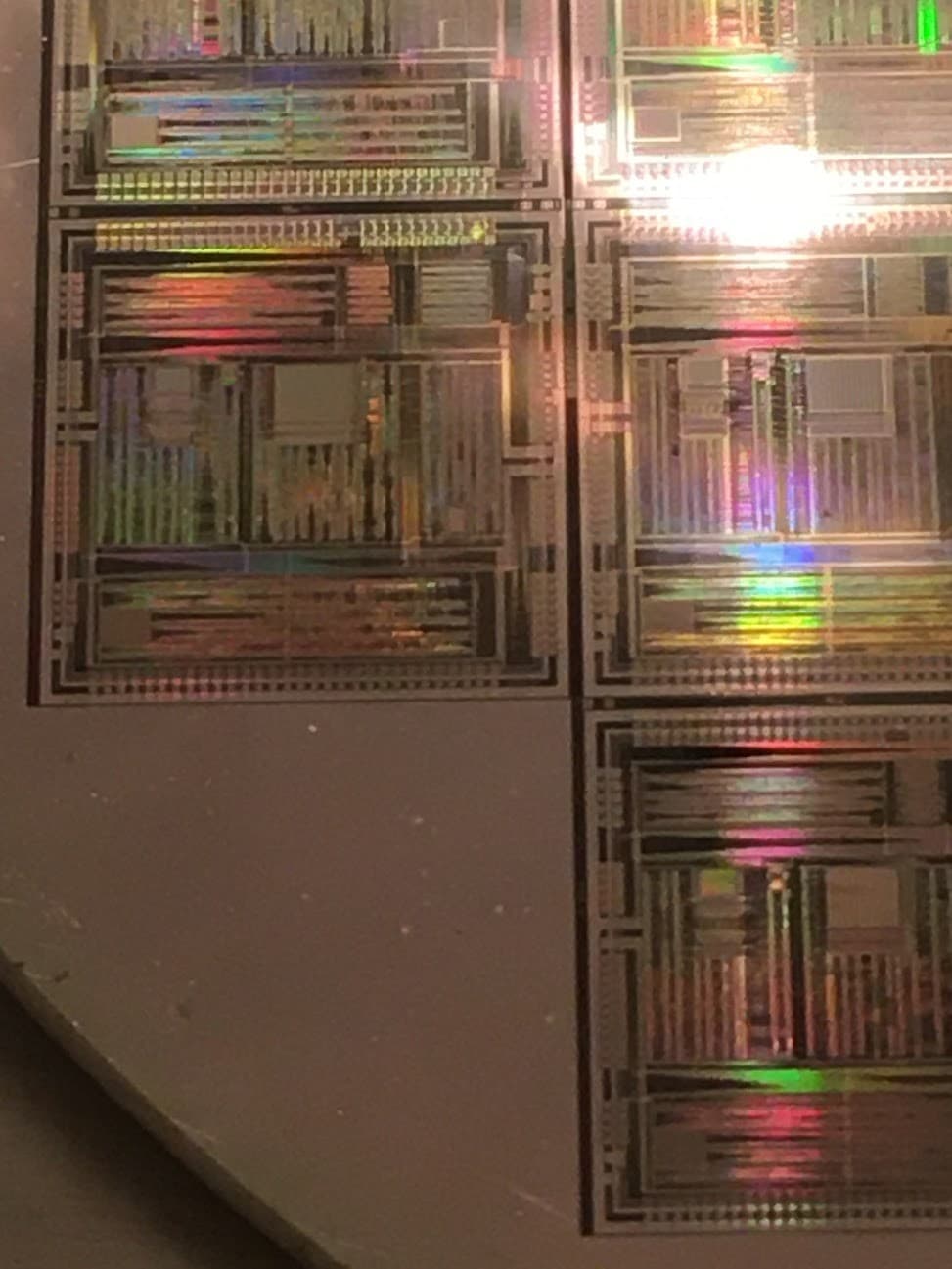 4" XEROX A3A Printer Silicon Wafer 1980s Rare Vintage CPU Chip 5