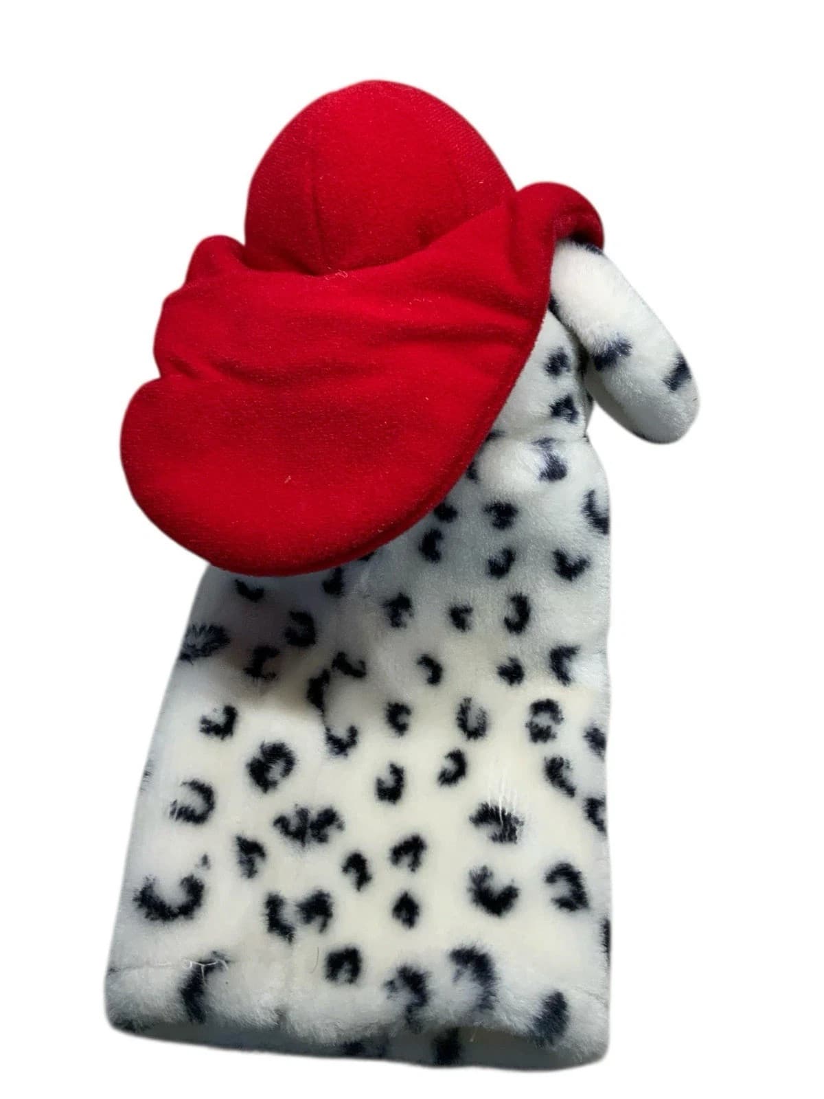 Dakin Fritz Firehouse Dalmatian Puppy Dog w/ Helmet Hand Puppet 12" Vintage 1987 2