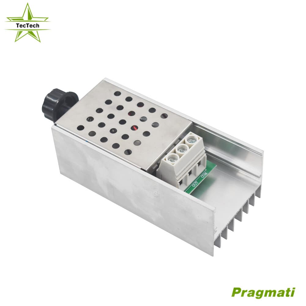 SCR AC 110-220V 10000W Motor Speed Controller Volt Regulator Dimmer Thermostat 2