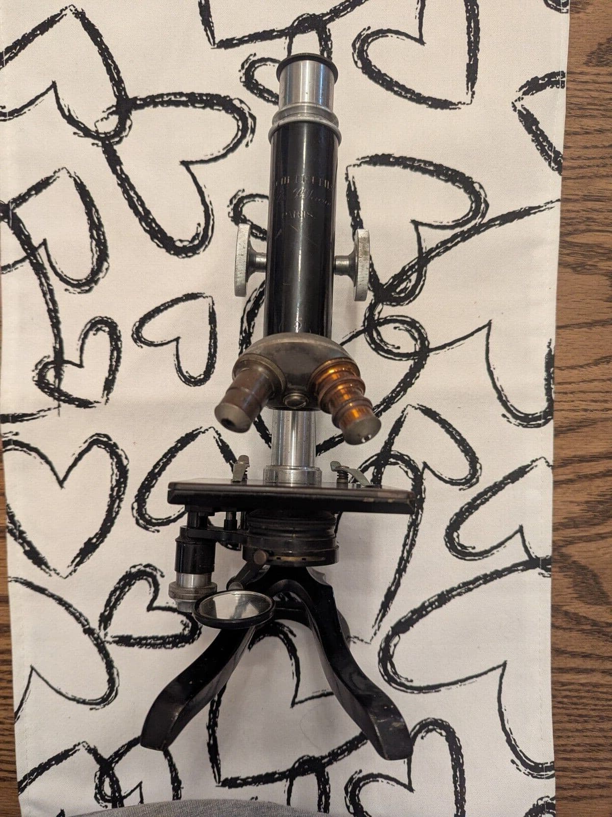 NACHET ET FILS ANTIQUE MICROSCOPE FRENCH