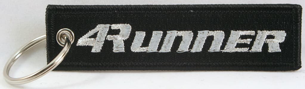 4Runner Embroidered Key Chain, Toyota, Japanese Automobile, SUV Key Fob, 4"