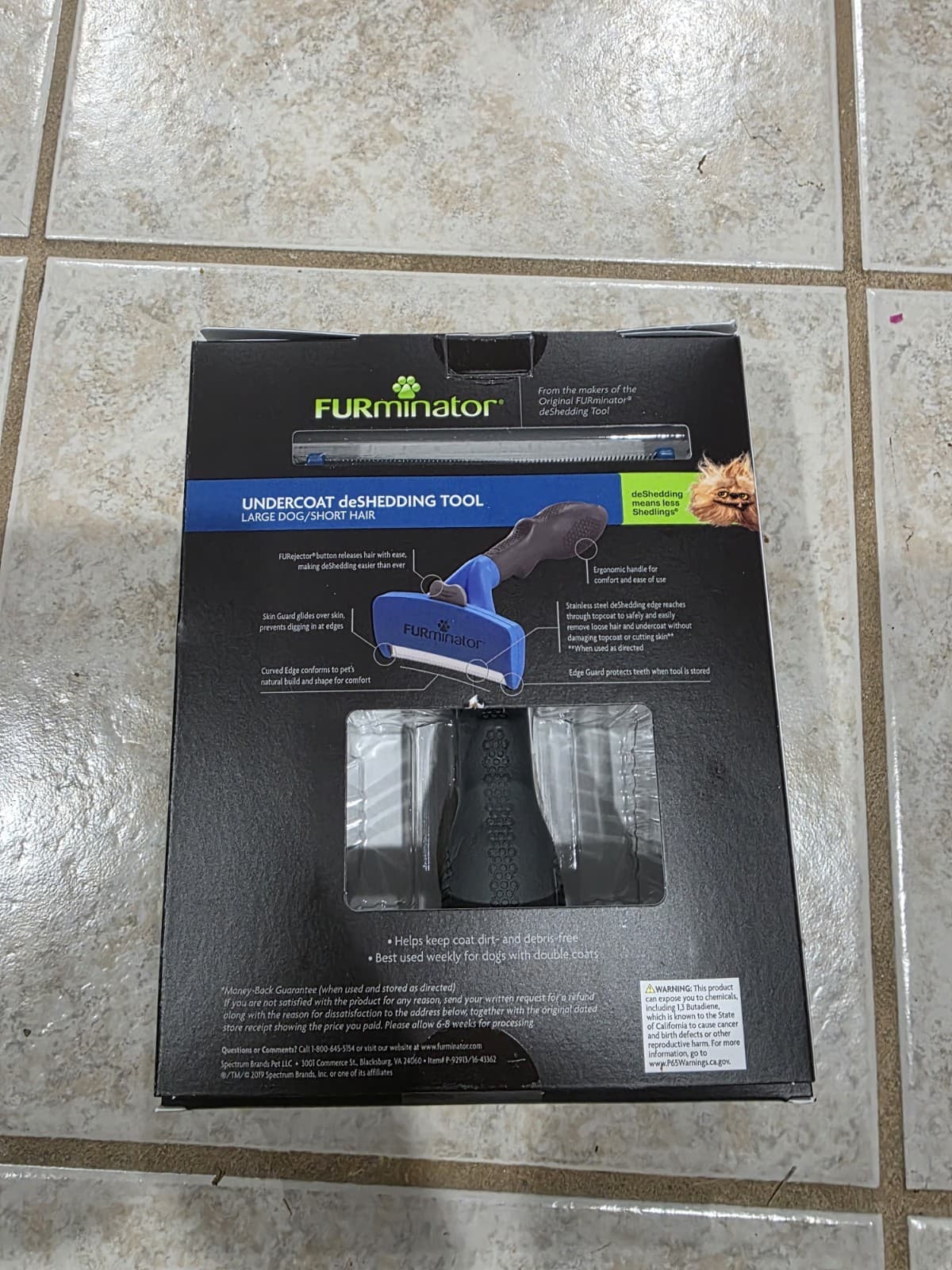 FURminator P-92913 deShedding Tool - Blue 2