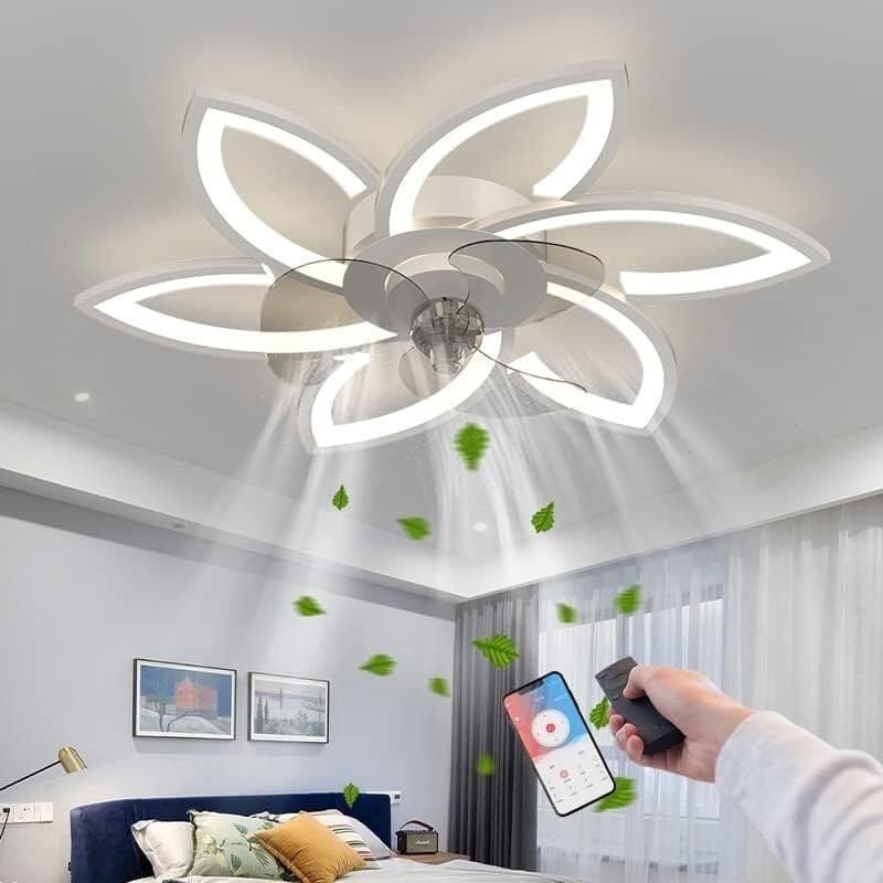 Ceiling Fan with Lamp,Modern LED Ceiling Light with Remote Control,DimmableLight 4