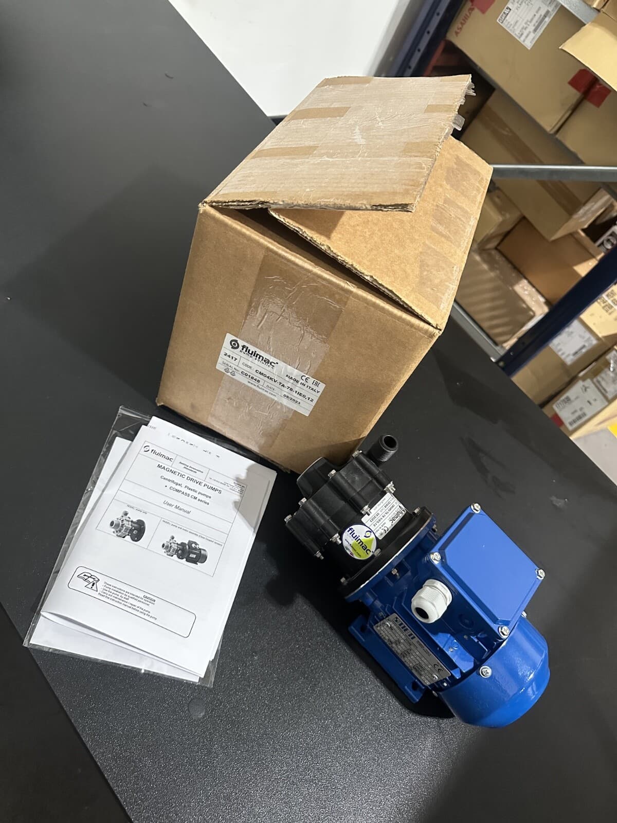 Fluimac CM04KV-TA-78-1- Chemical Pump Magnetic Drive 0.12kW PVDF 4