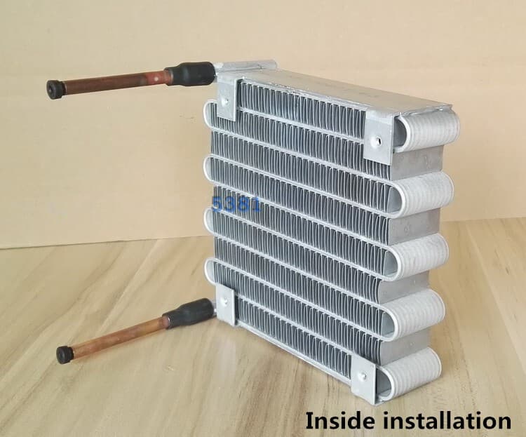 1pcs WT1232S1 aluminium Micro Radiator Condenser Copper Tube Evaporator 12CM FAN 4