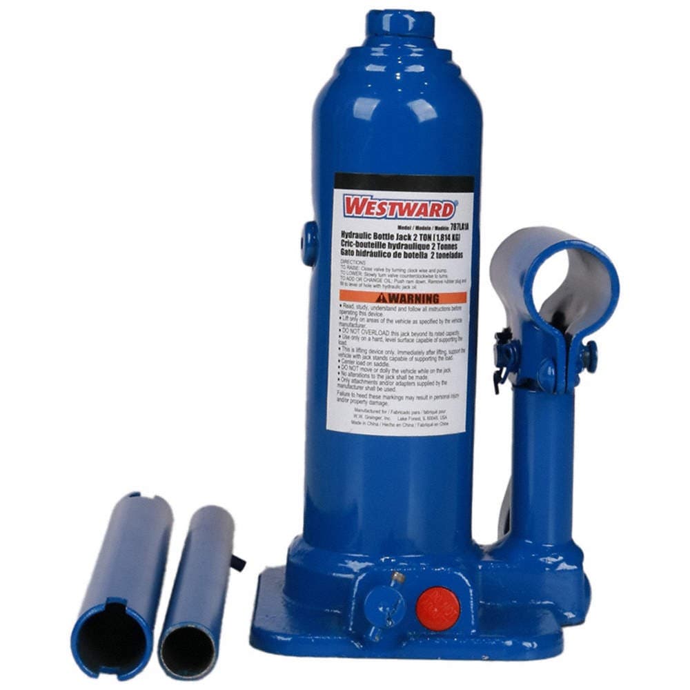 WESTWARD 787LA1 Bottle Jack,2 ton Lifting Capacity 787LA1