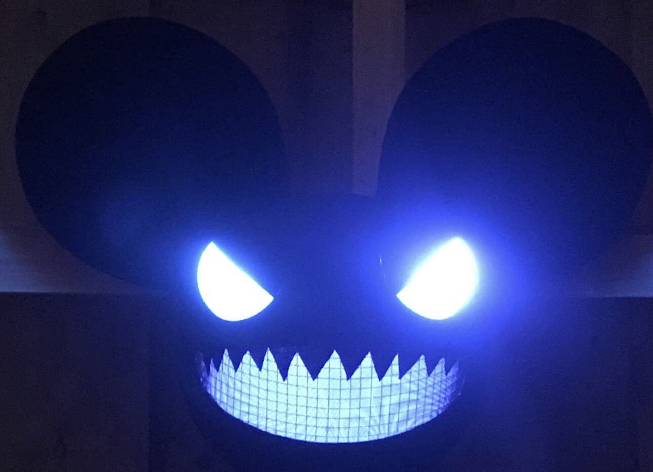 Evil Deadmau5 Head Costume In Black 3