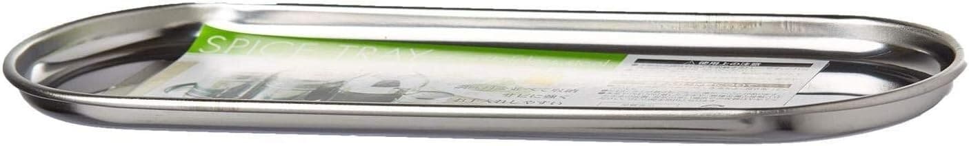 Stainless Steel Camping Plate Organize Tray 9.5x3.5 in Made in Japan S-3080 2