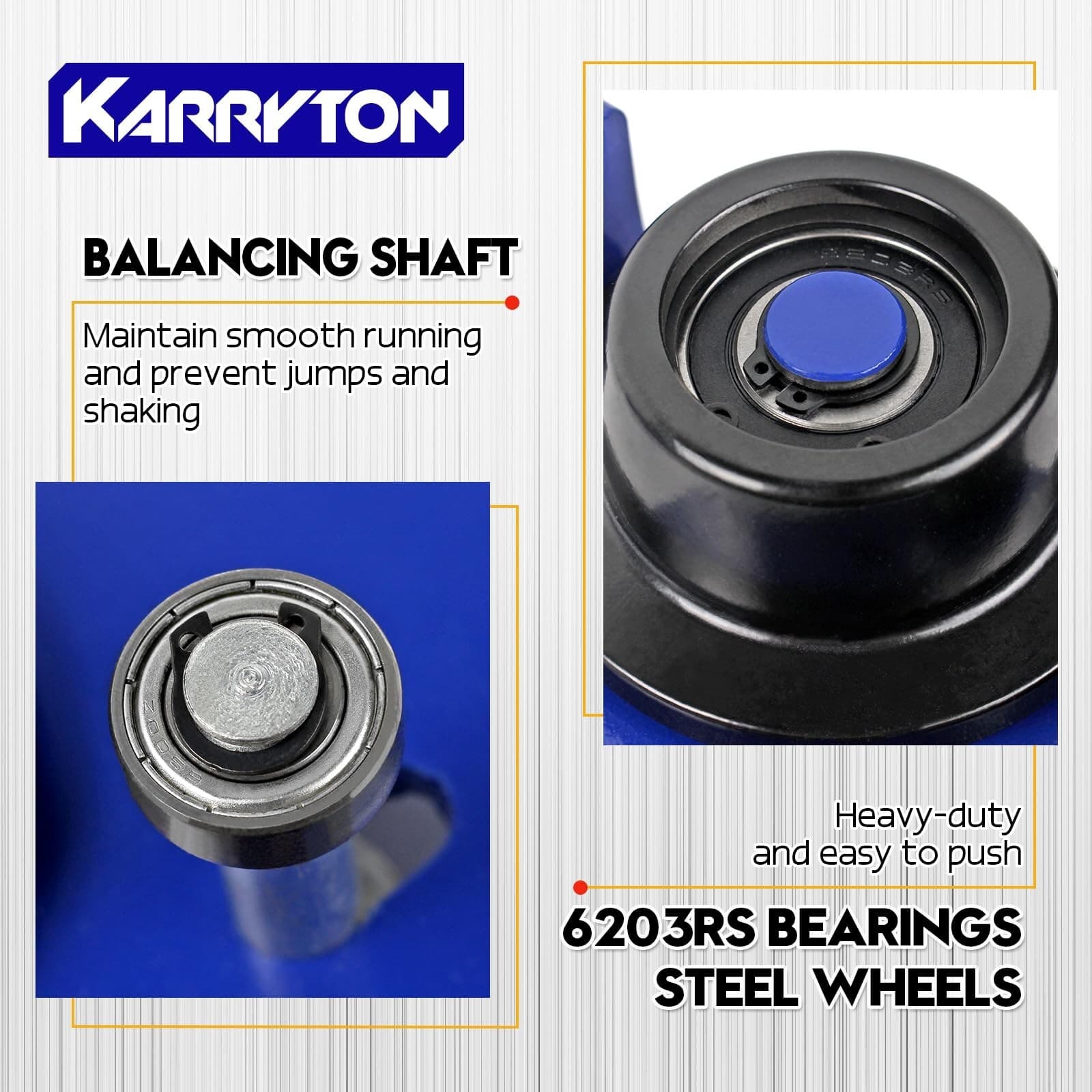 1Ton/2200LBS I-Beam Manual Trolley for Electric Hoist, Adjustable Push Trolle... 5