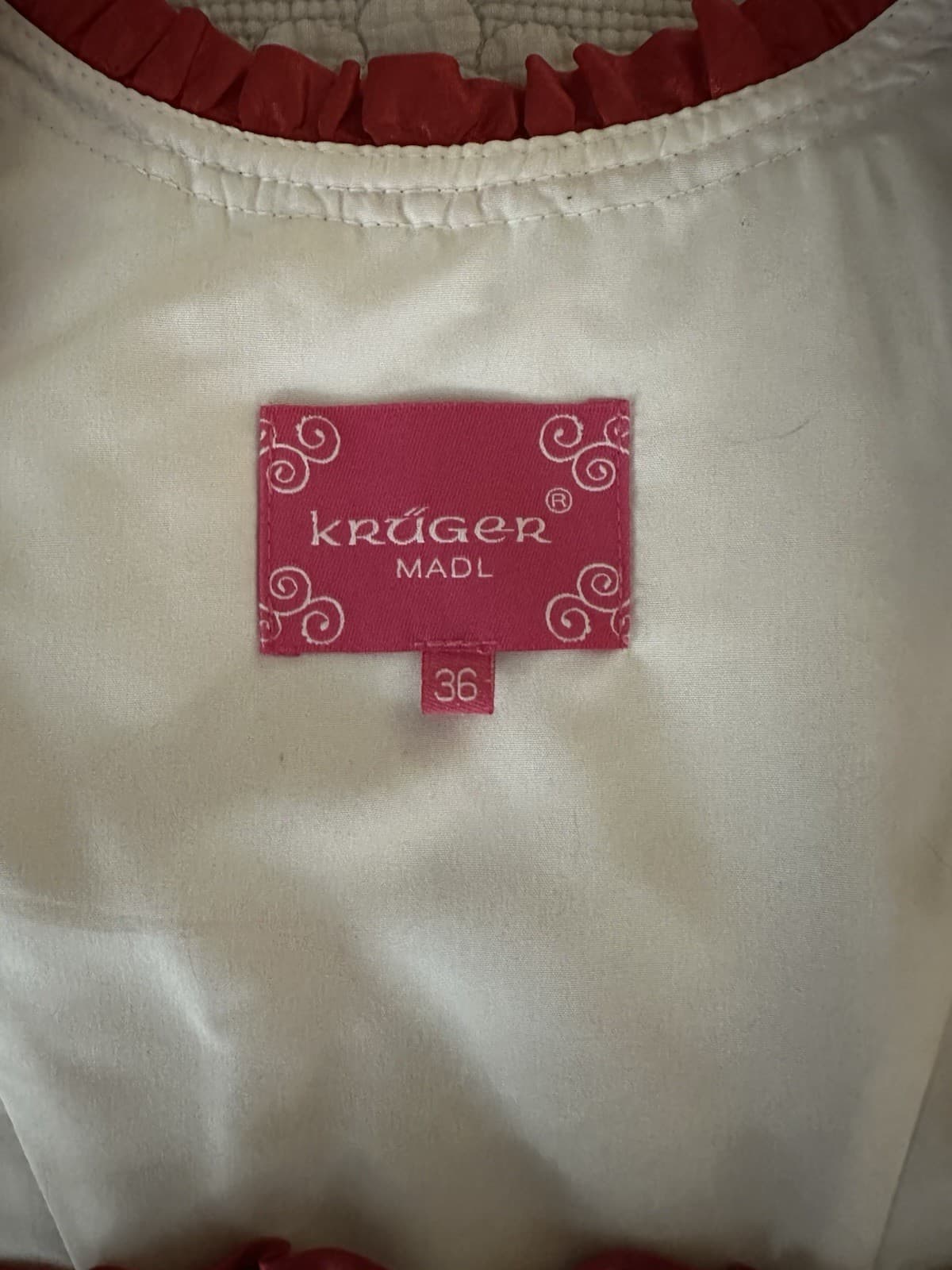 German Vest (Kruger Dirndl) Women's Size 36 German Oktoberfest Costume 4