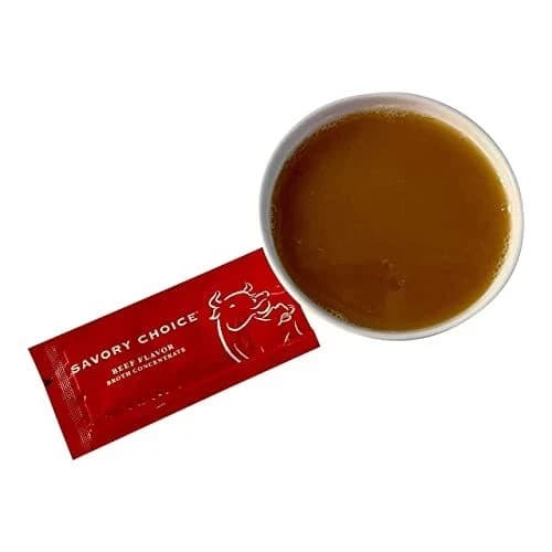 Savory Choice Reduced Sodium Beef Broth Concentrate 50 Stick Packs 9.6g Each ... 5