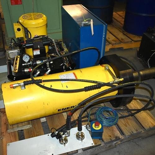 300 TON ENERPAC "ZE6440SJ-H & RR30024" HYDRAULIC SYSTEM w/PUMP  & CYLINDER 30559 2