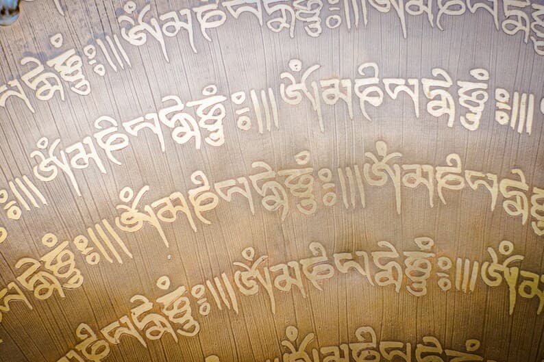 GONG18 Inches for sound healing,meditation, Hand made Hand carving Made in Nepal 6