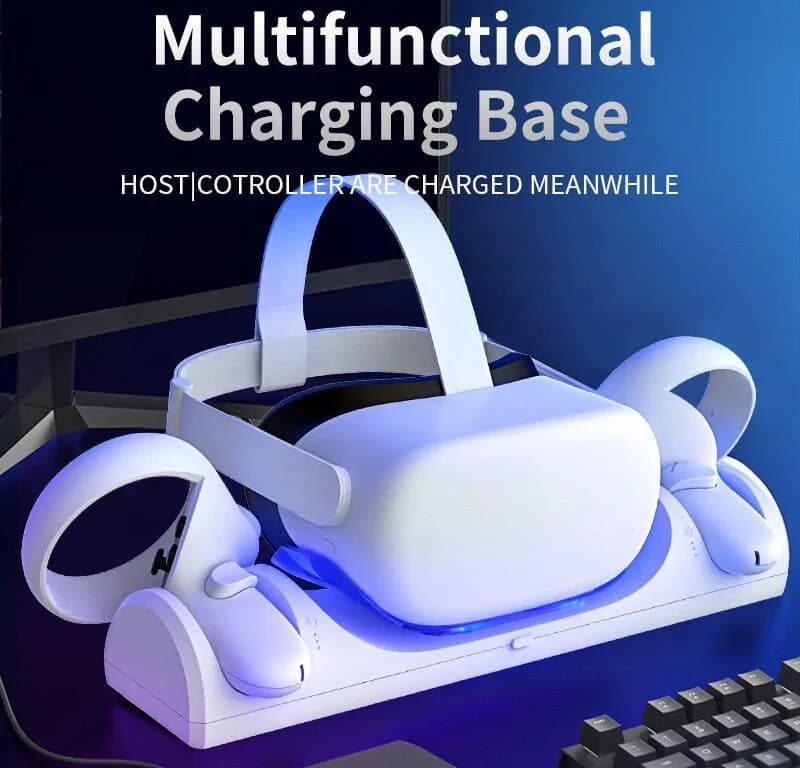 Charger Station For Oculus Quest 2 Headset and Controllers 3
