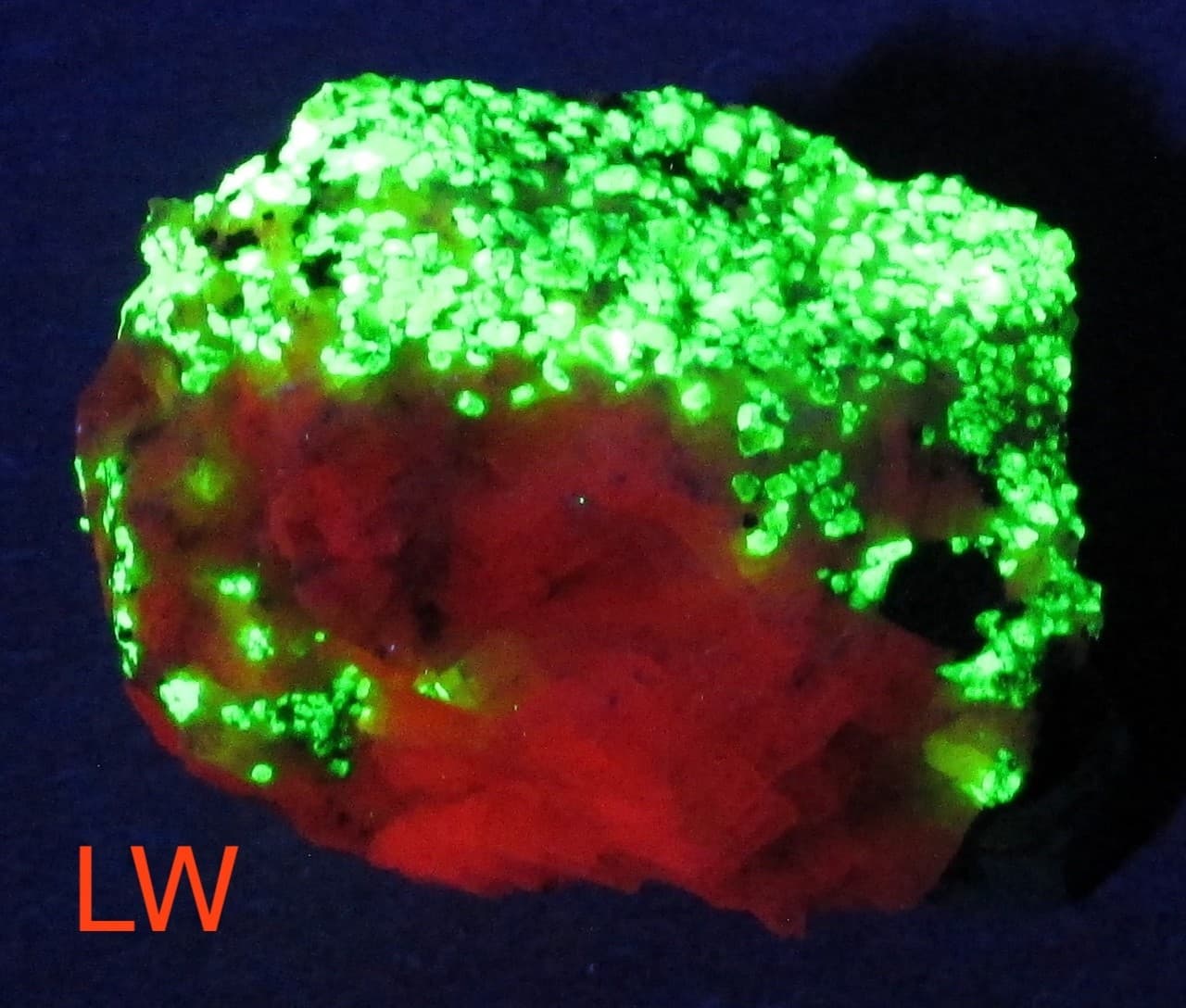 Pale Mint Green Bi-Wave Willemite  Fluorescent Mineral Franklin NJ 6