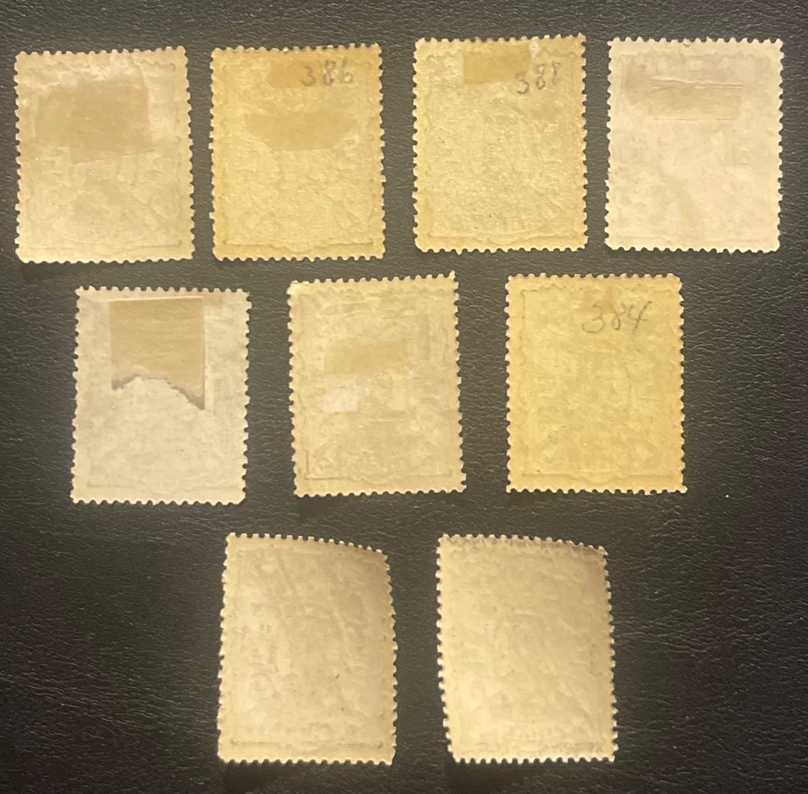 1903, 9 Value Saatchian Issue, Used Hinged 5