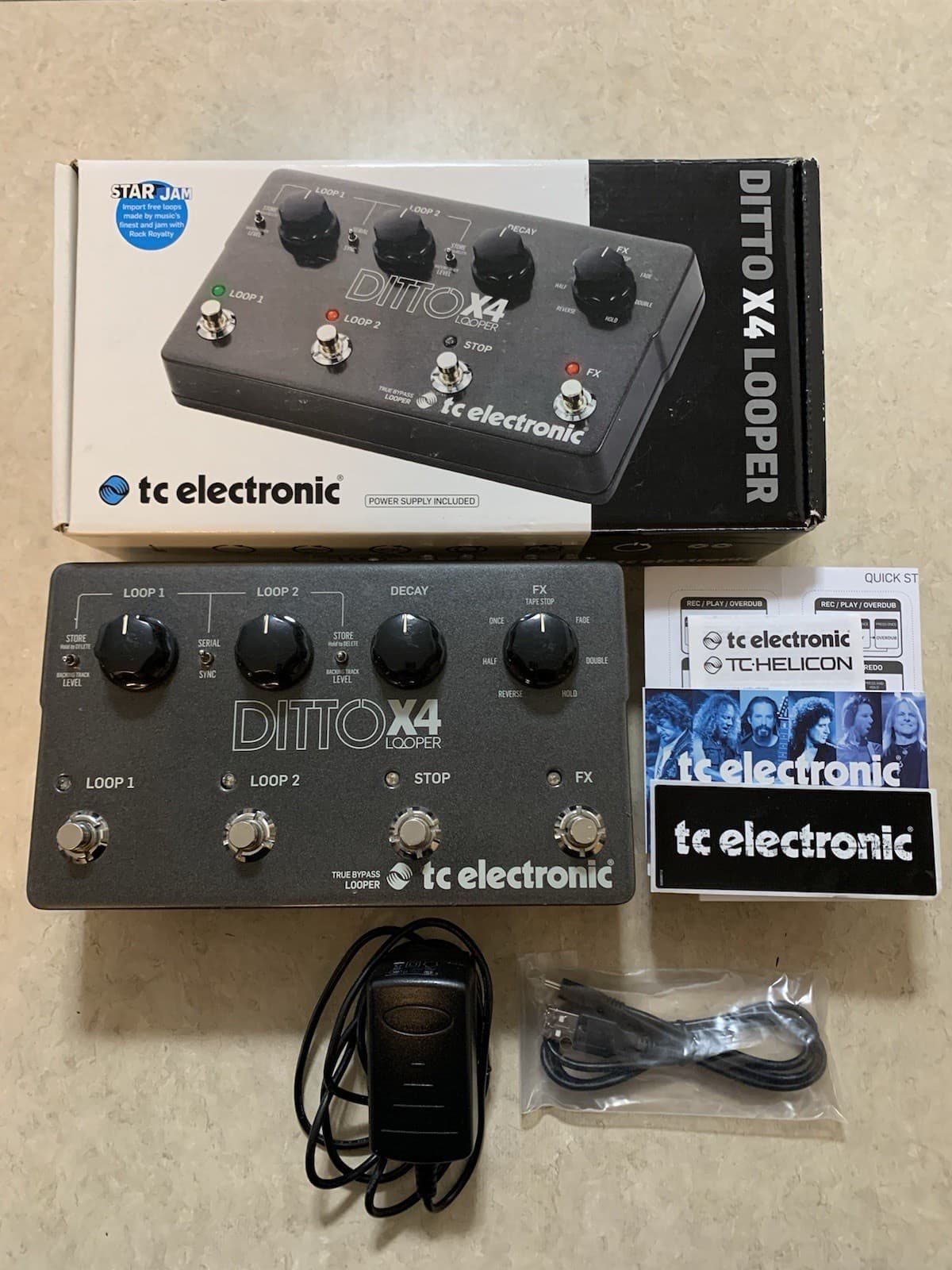 TC Electronic Ditto X4 Looper Guitar Pedal