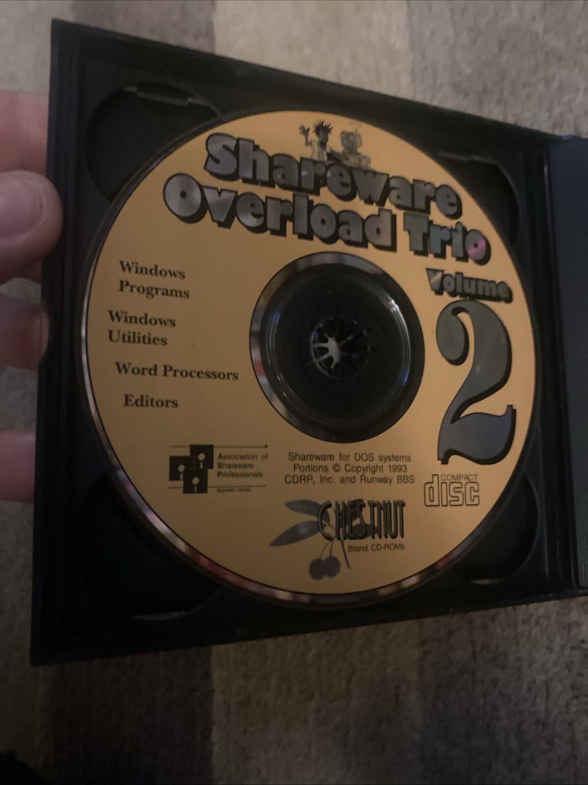 Shareware Overload Trio: Over 1.5 Gigabytes Of Software 1993 CDRP 3 Disc Set 4