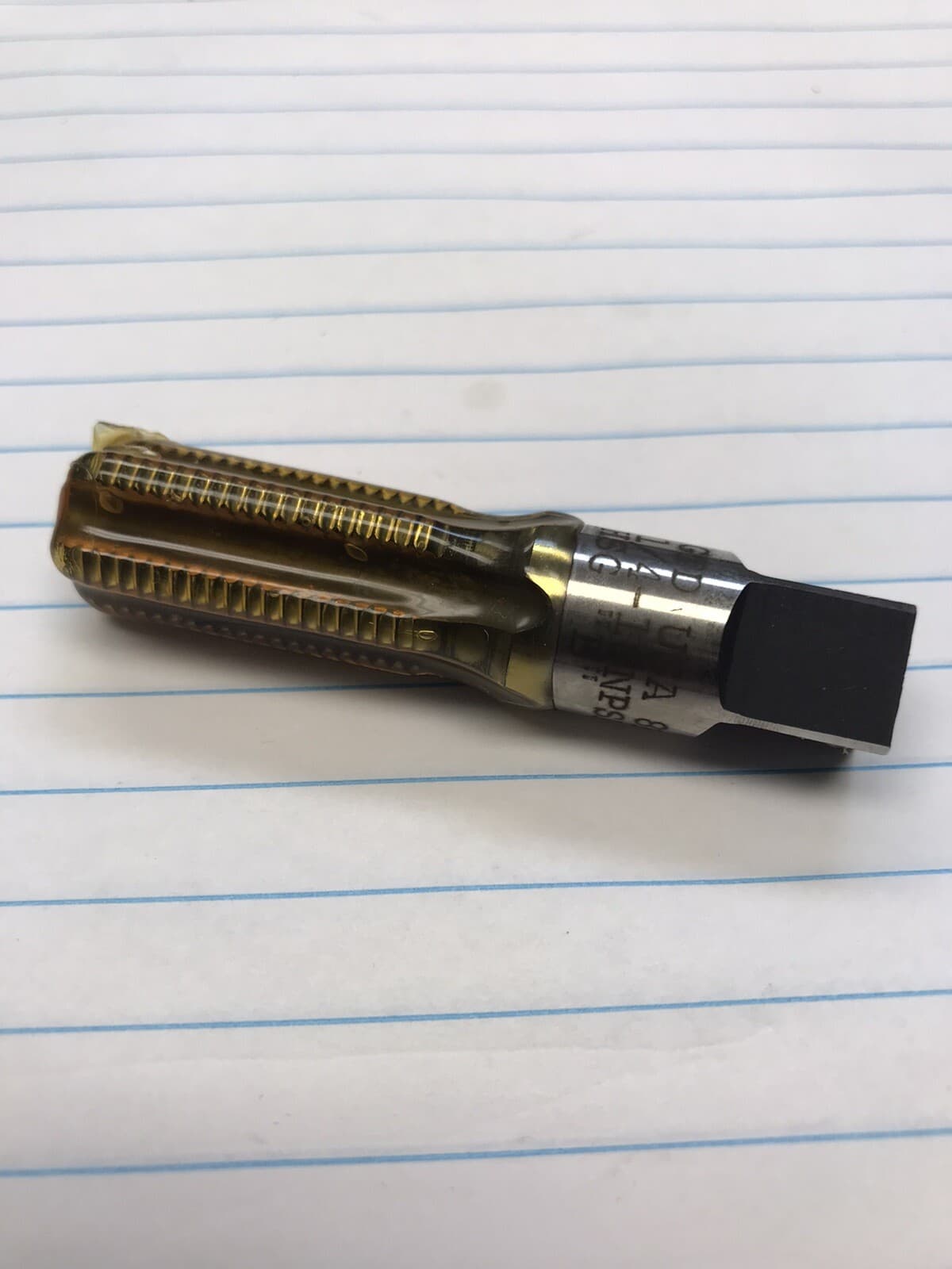 1 pc. 1/4-18 HSG NPSF STRAIGHT PIPE TAP. USA (loc stk)