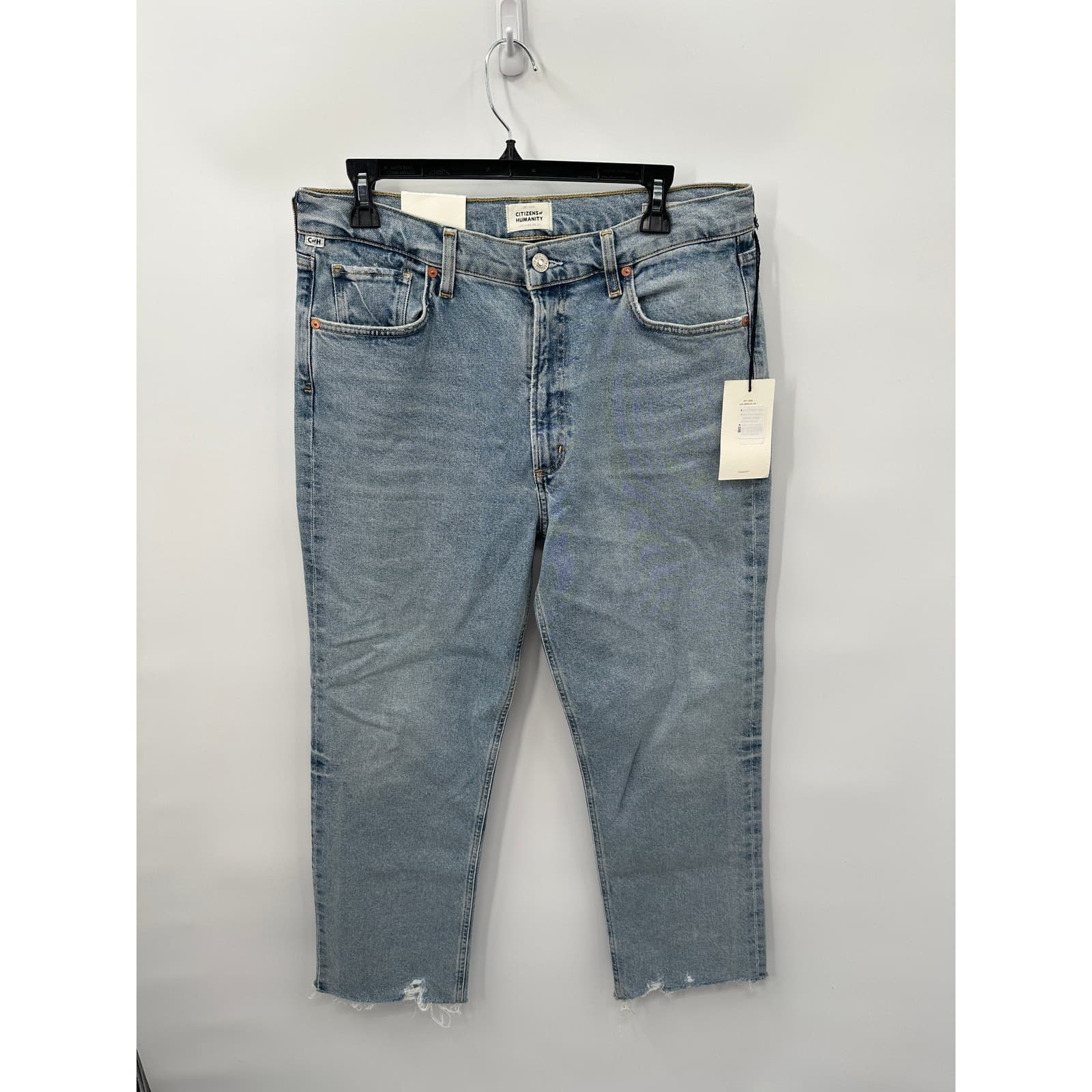 CITIZENS OF HUMANITY NWT Daphne Crop Denim Jean in Checkmate // 31 4