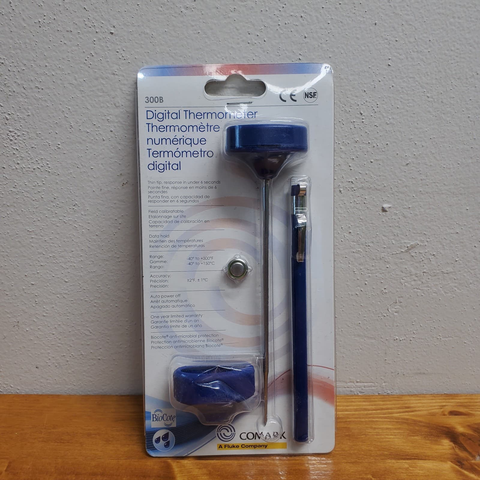 Biocote Comark 300b Digital Pocket Thermometer