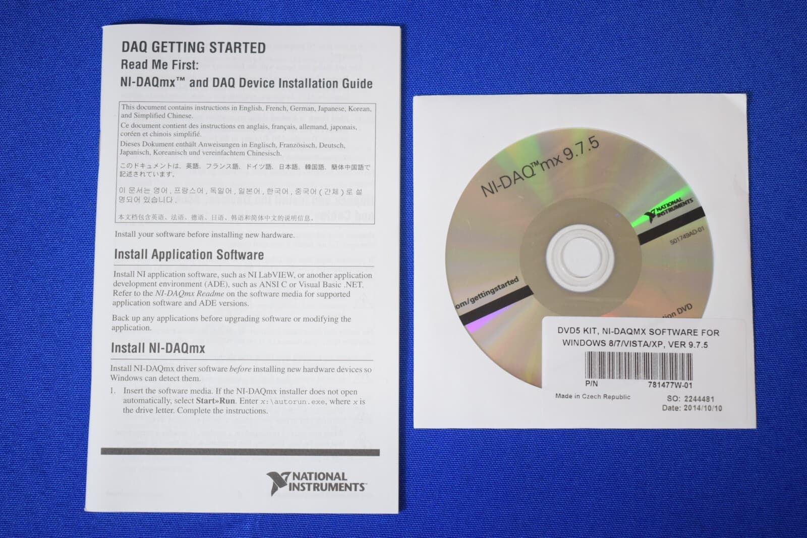 National Instruments 778701-01 PCI-6723 Analog Output 800MSPS 13bit 32Output DAQ 5